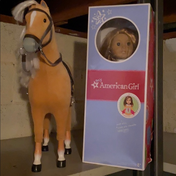 American girl doll and horse